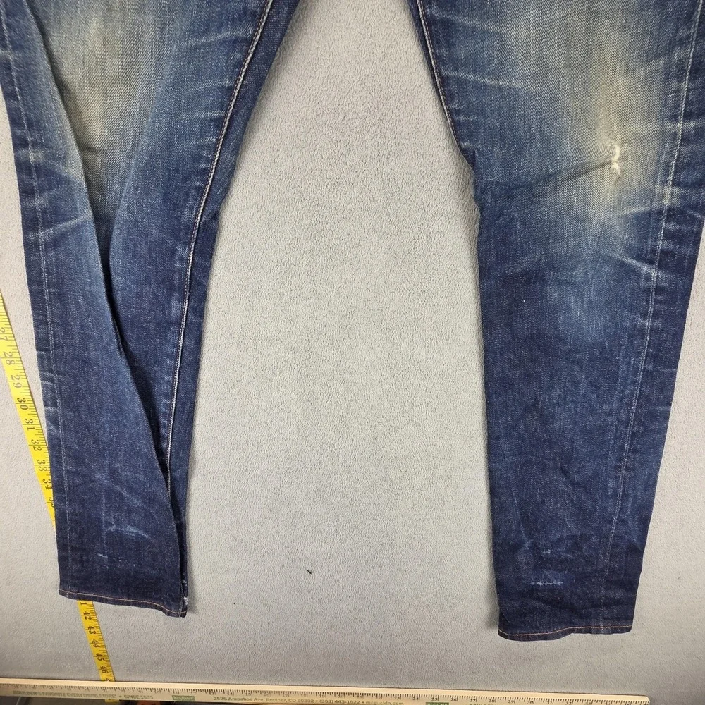 Levis Jeans Mens Blue Selvedge LVC Made & Crafted Studio‎ Taper Slim Fits 30x31